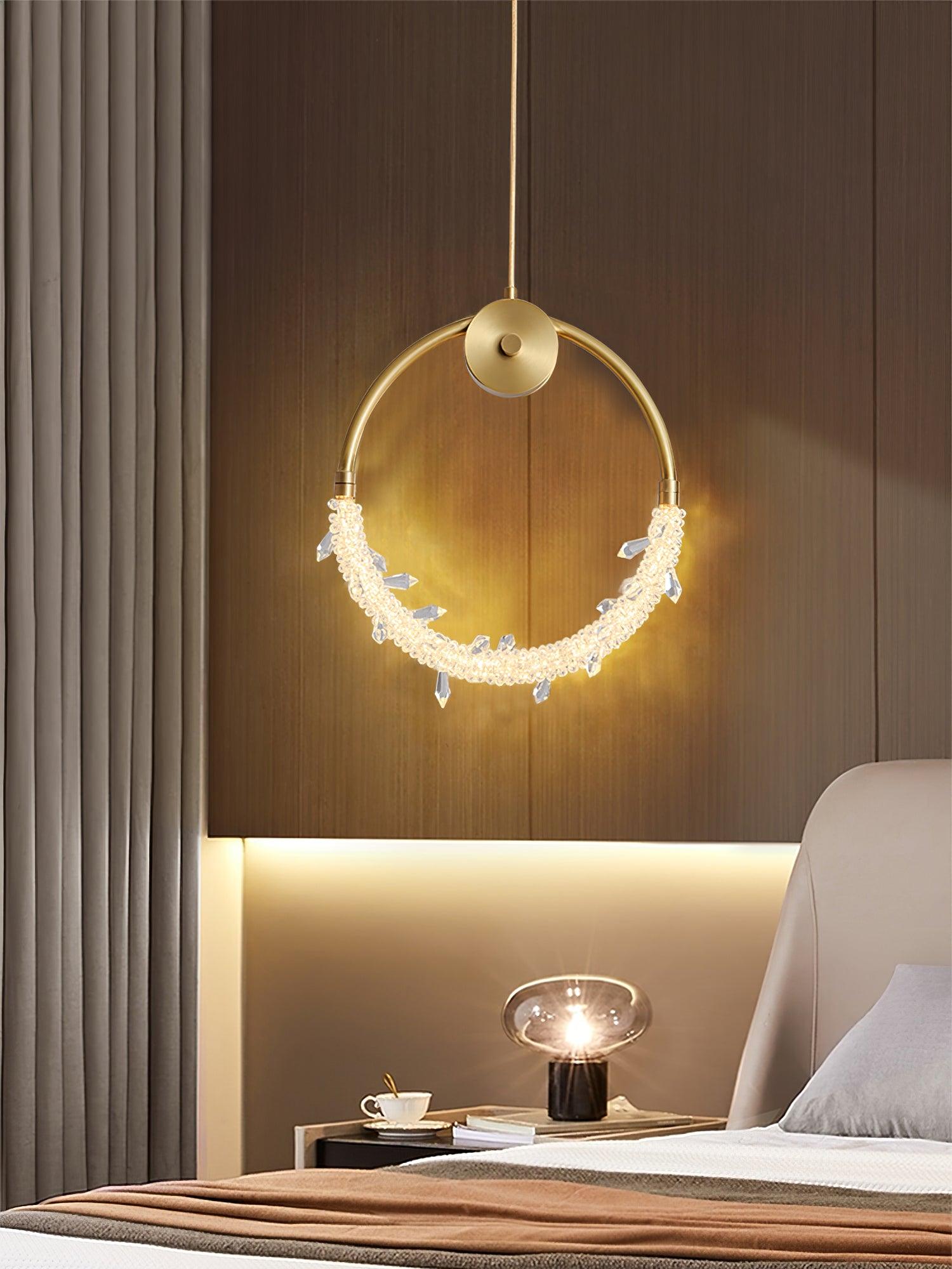 Lustre Elegant Crystal Pendant Light