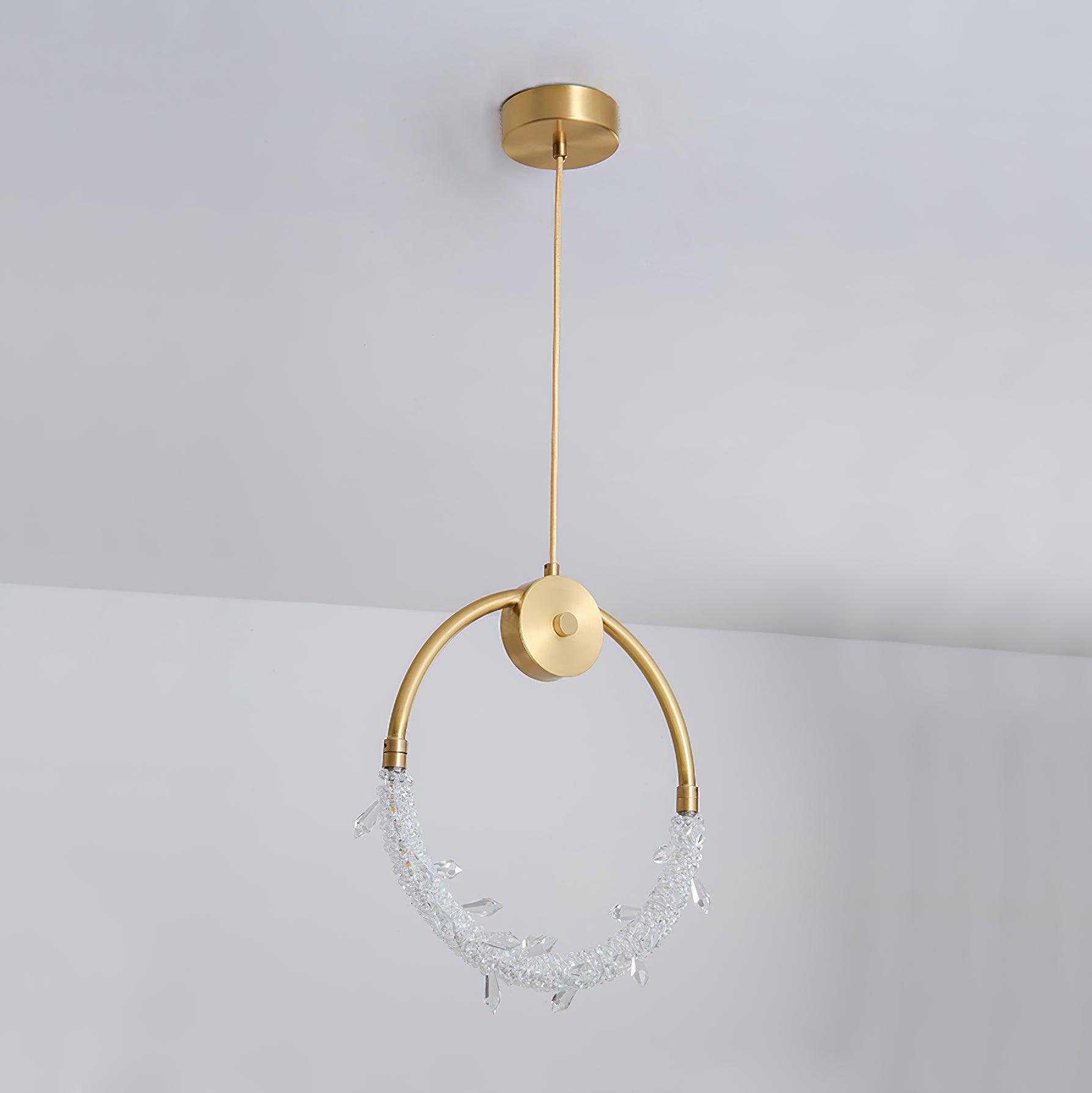 Lustre Elegant Crystal Pendant Light