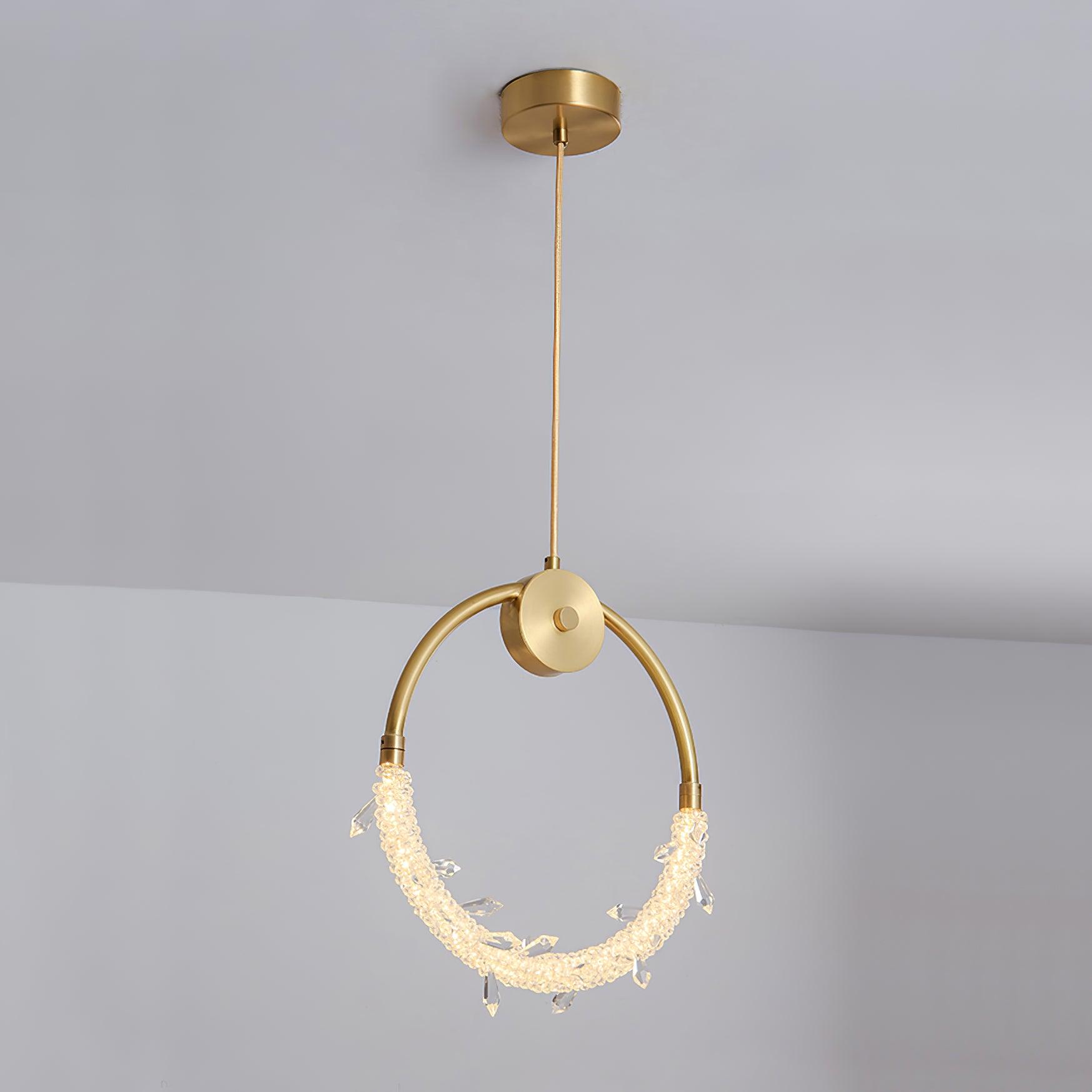 Lustre Elegant Crystal Pendant Light