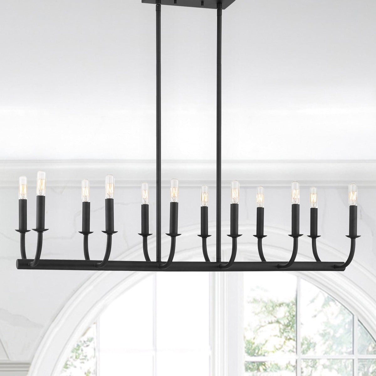 Xenuvyh Modern Minimalist Vintage Industrial Metal Chandelier