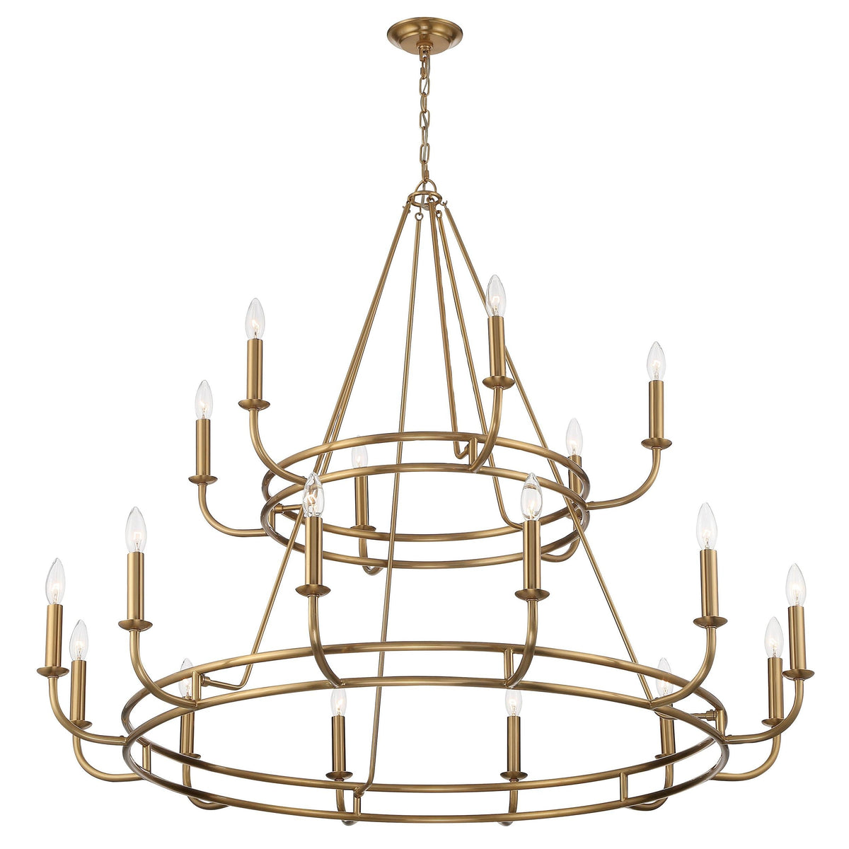 Xenuvyh Modern Minimalist Vintage Industrial Metal Chandelier
