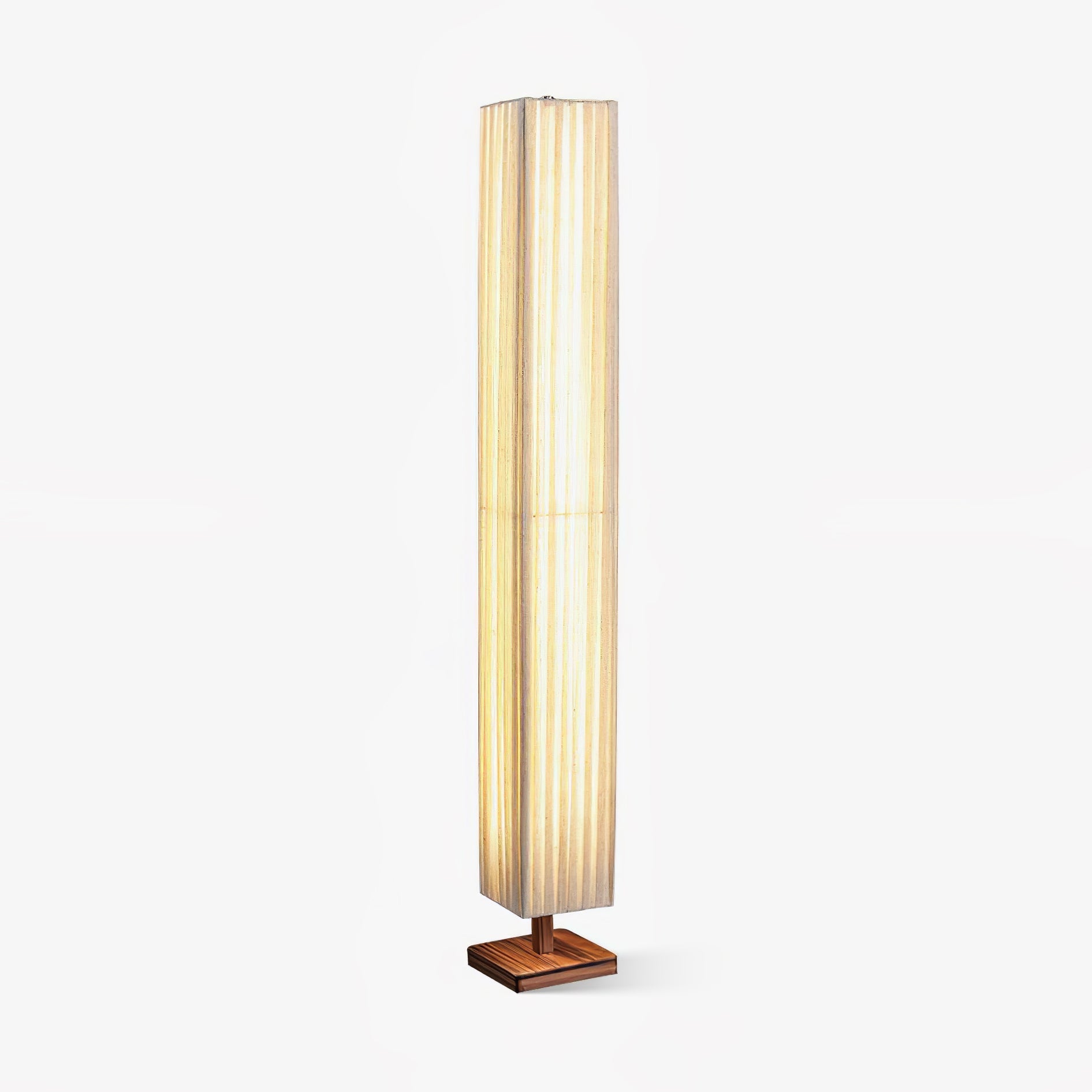 Vesolyre Japandi Fabric Floor Lamp - Neutral Decor