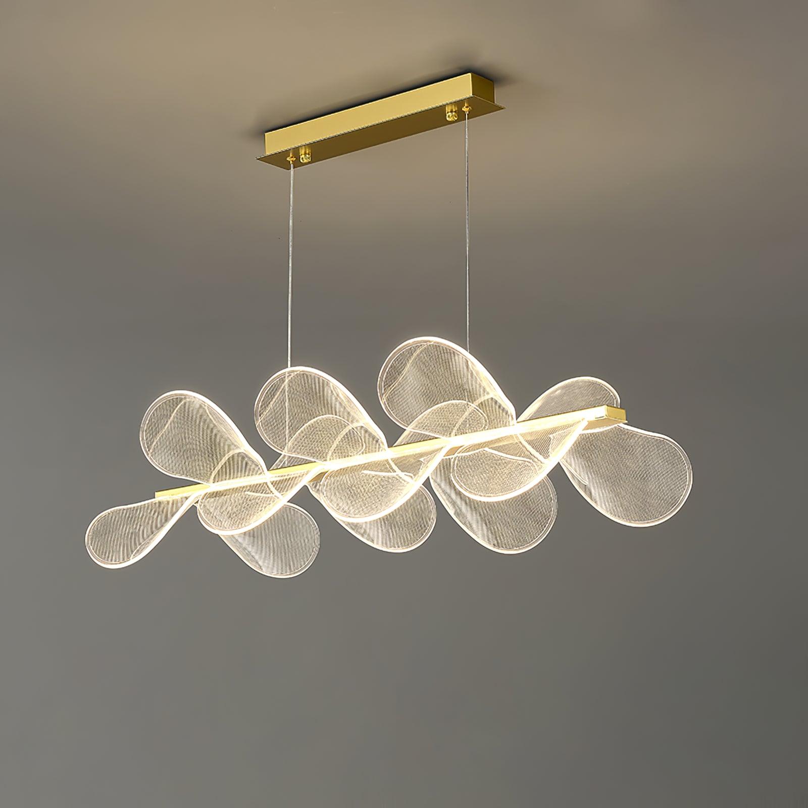 Lustra Chandelier Bain Flying Flowers Acrylic - Neutral Decor