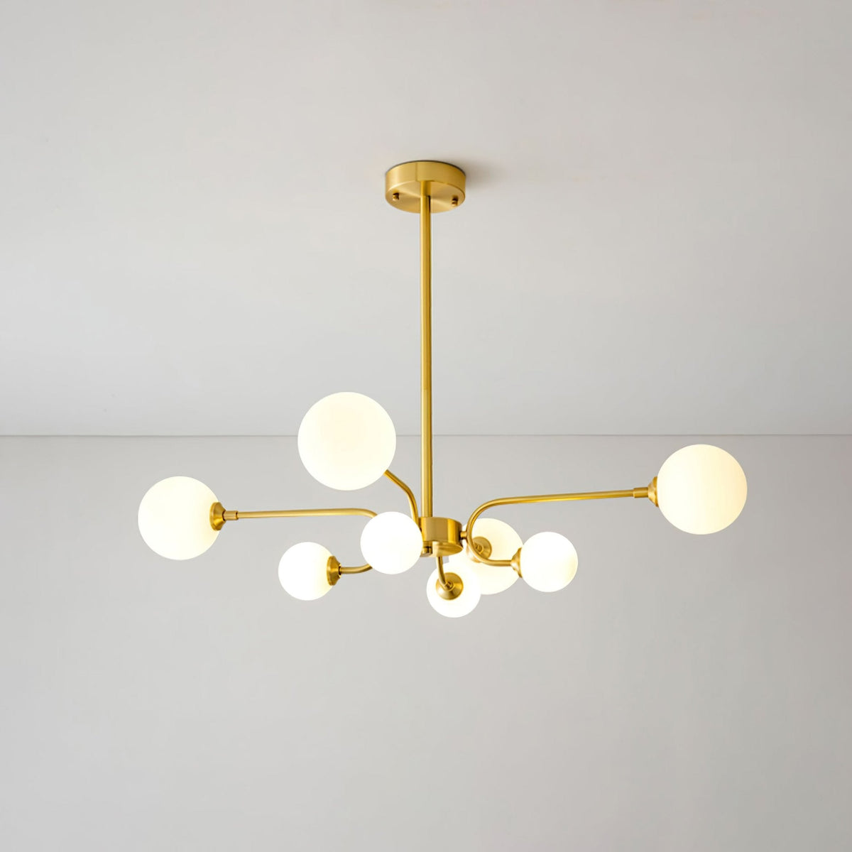 Wace Chandelier Globe Arm Modern