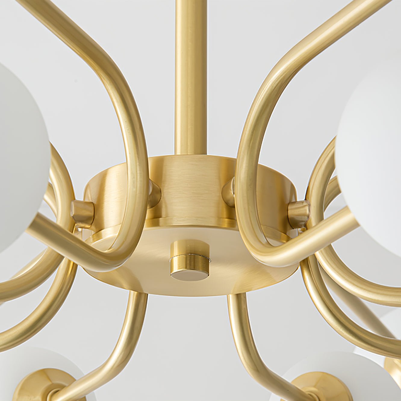 Wace Chandelier Globe Arm Modern
