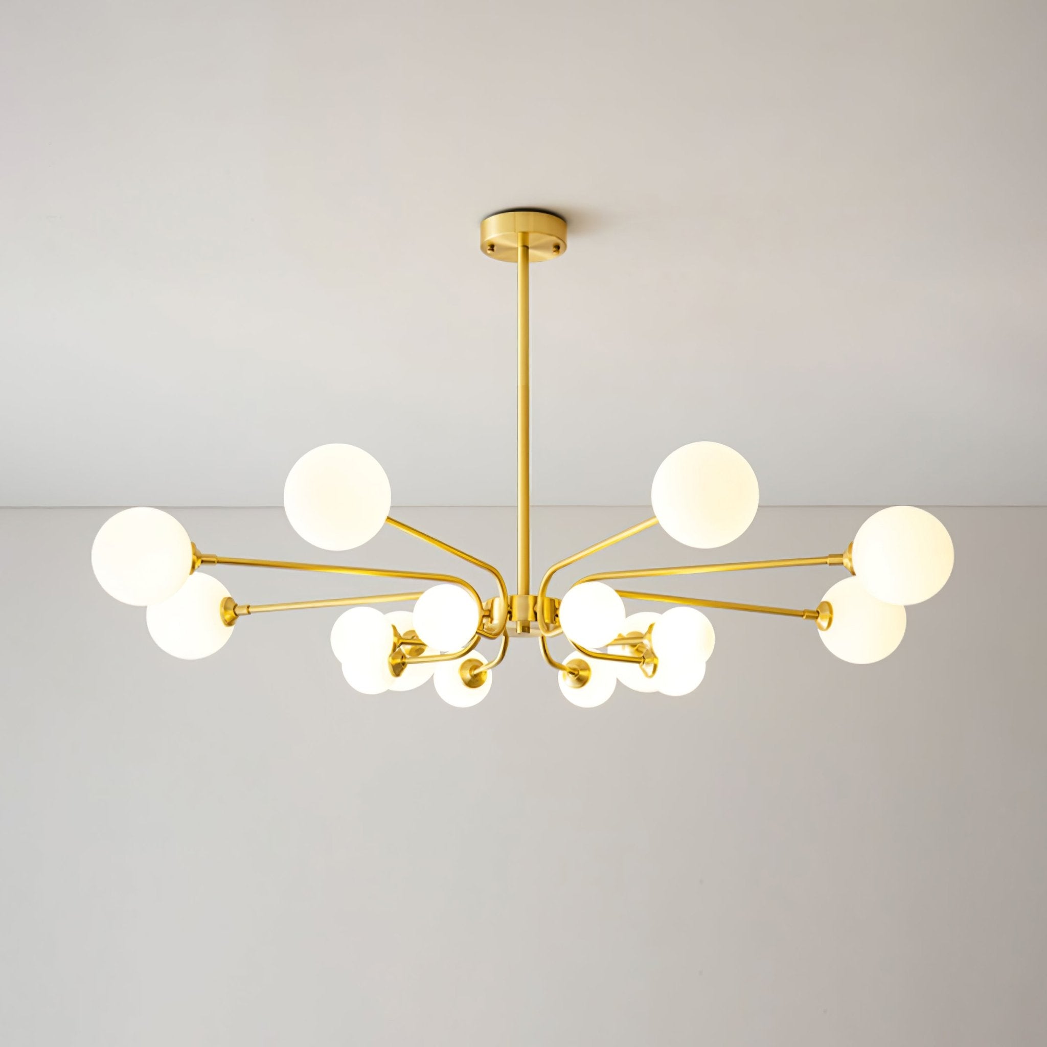 Wace Chandelier Globe Arm Modern