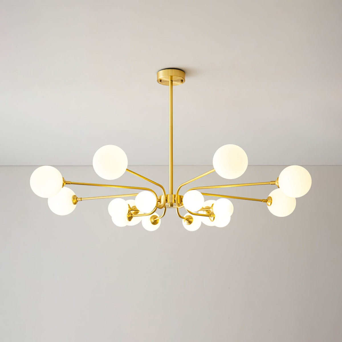 Wace Chandelier Globe Arm Modern