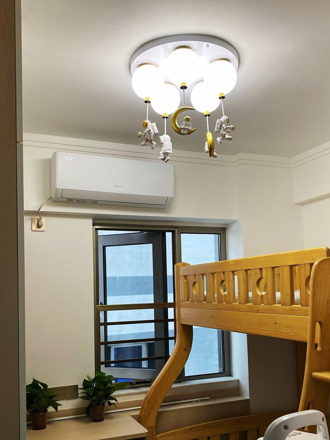 Gorvin Frosted Balloon Combination Ceiling Lamp
