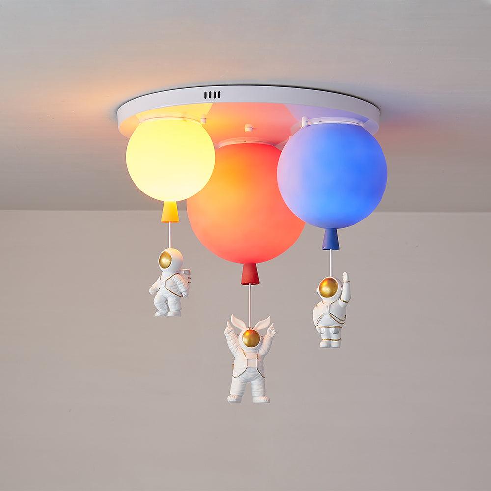 Gorvin Frosted Balloon Combination Ceiling Lamp
