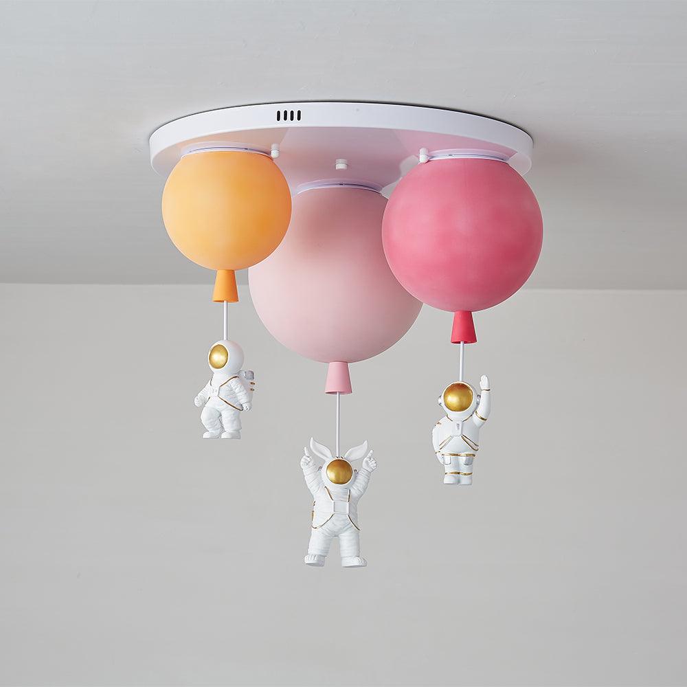 Gorvin Frosted Balloon Combination Ceiling Lamp