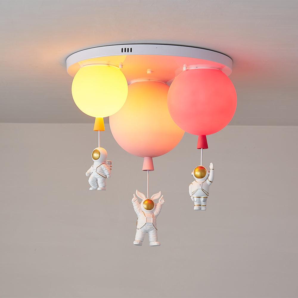 Gorvin Frosted Balloon Combination Ceiling Lamp