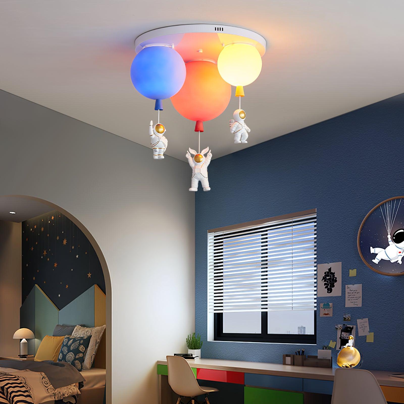 Gorvin Frosted Balloon Combination Ceiling Lamp