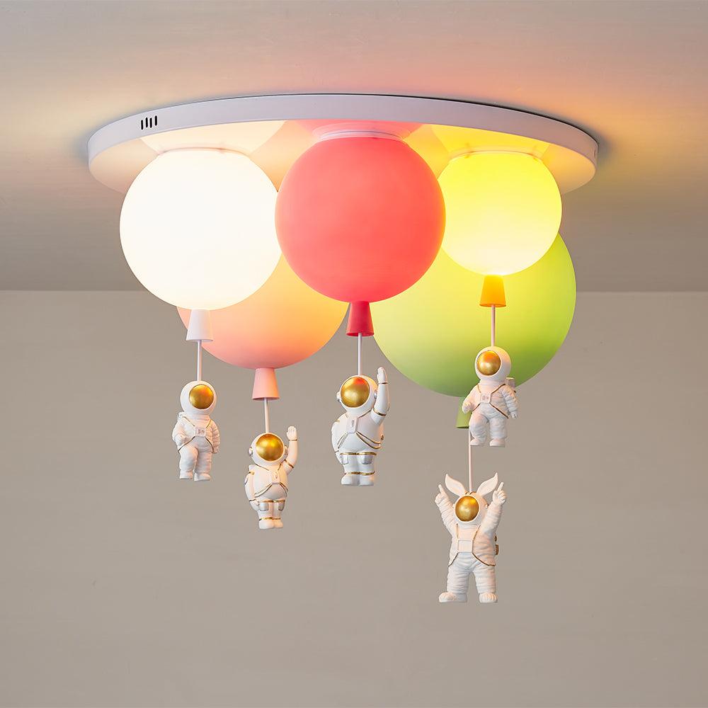 Gorvin Frosted Balloon Combination Ceiling Lamp