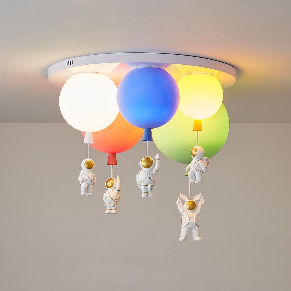 Gorvin Frosted Balloon Combination Ceiling Lamp