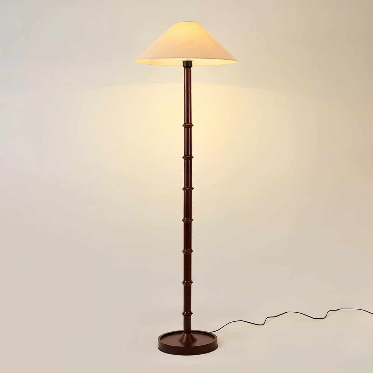 Zen Bamboo Knot Floor Lamp