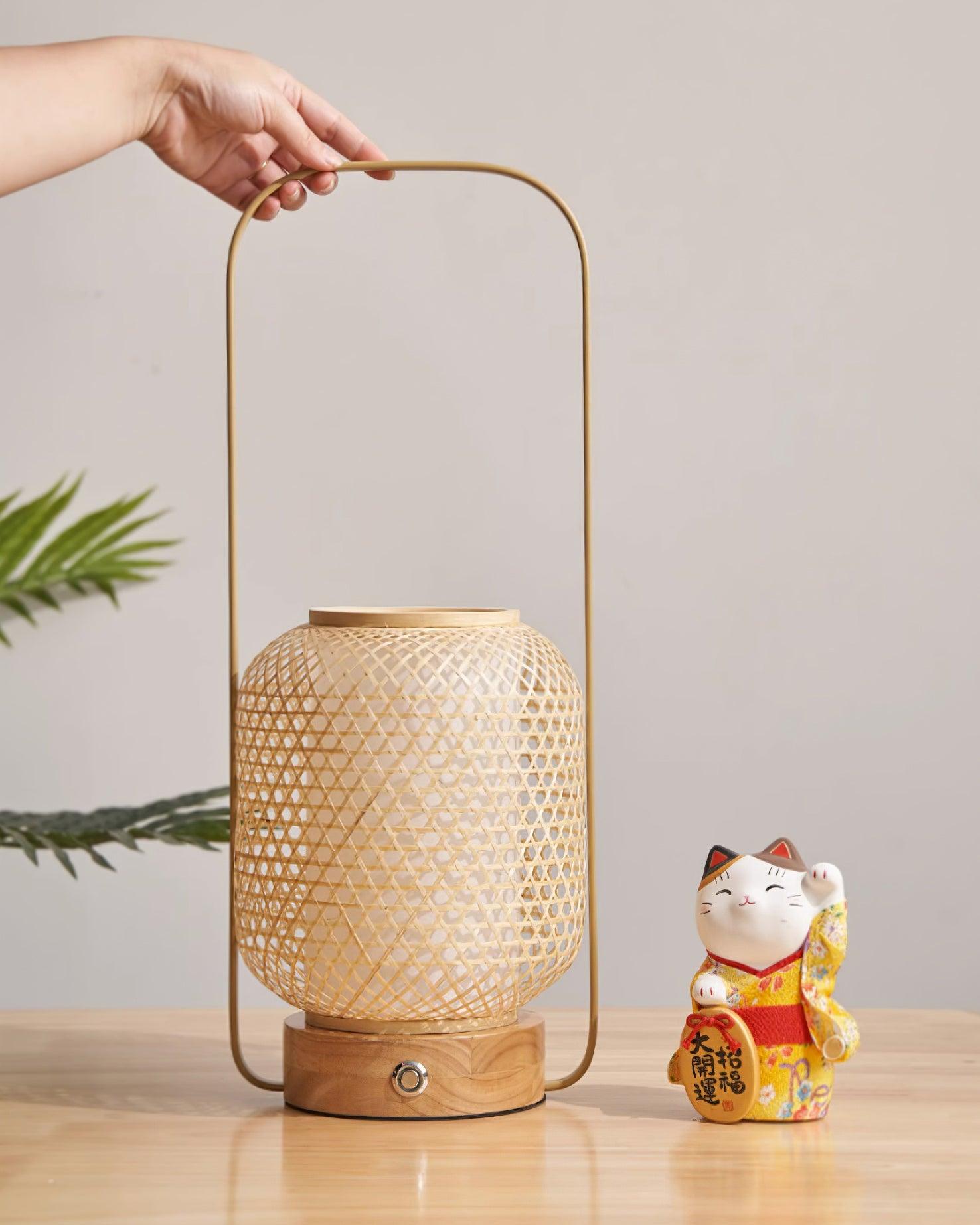 Orbituse Wooden Retro Table Lamp
