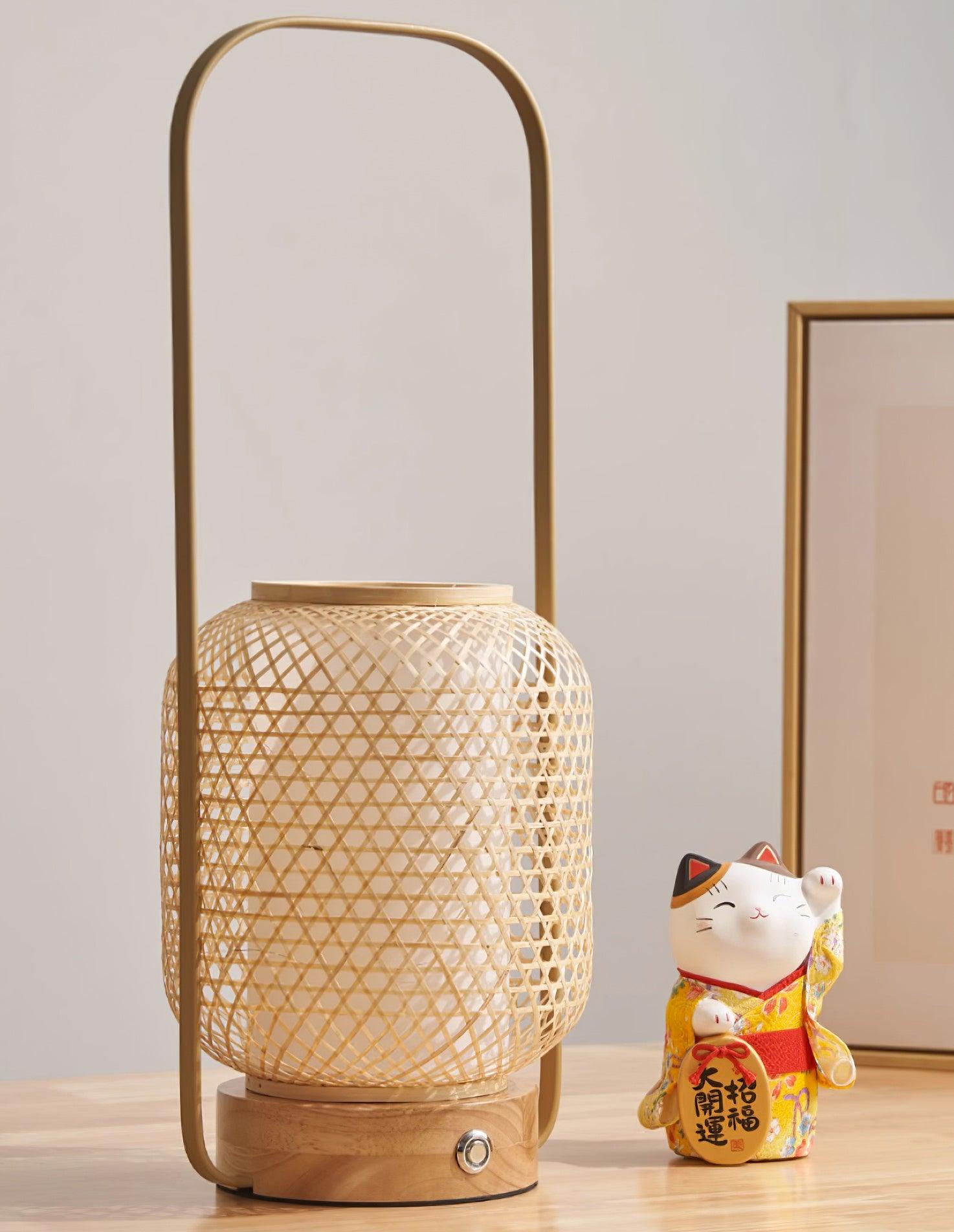 Orbituse Wooden Retro Table Lamp