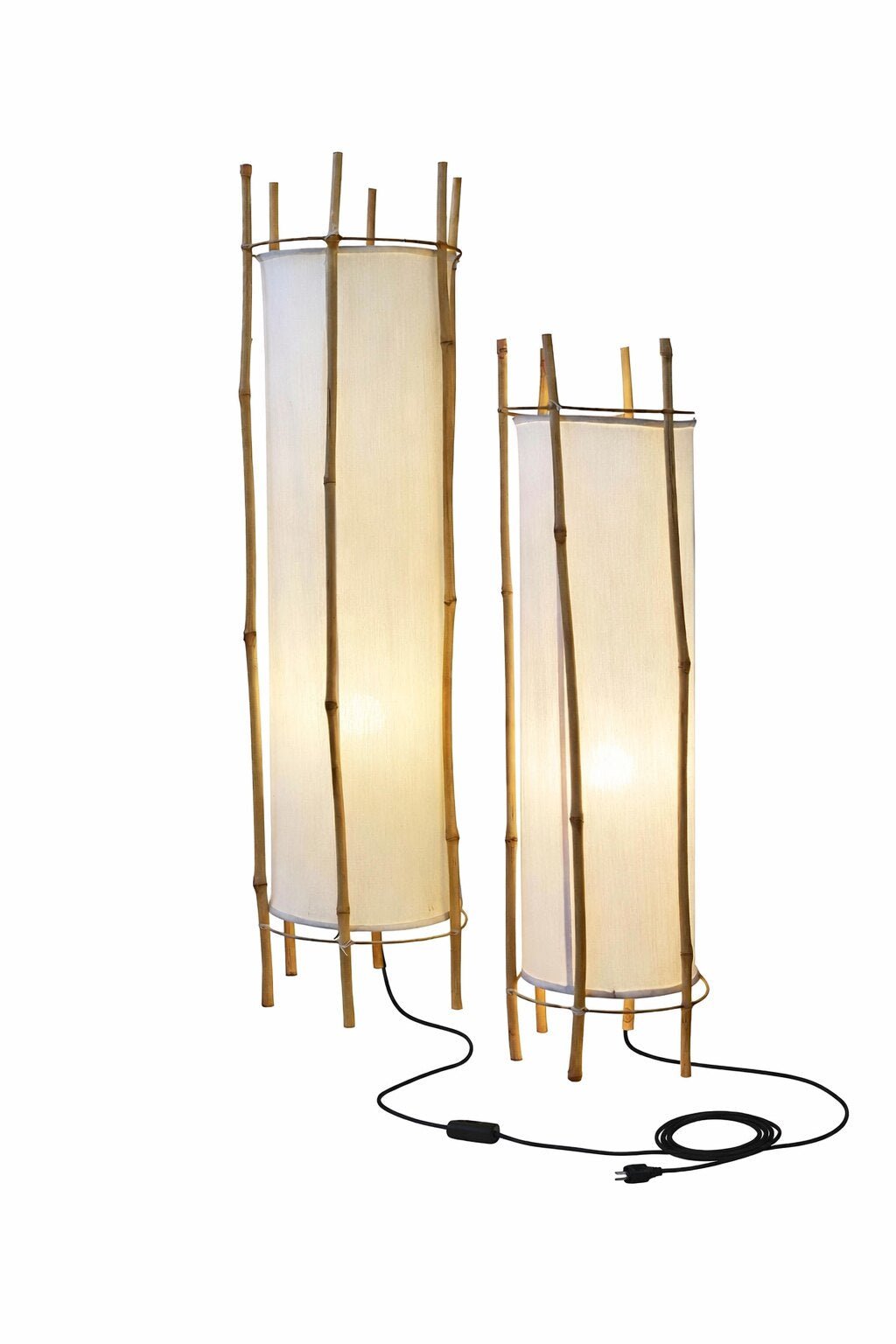 Canuia Bamboo Veil Lantern Floor Lamp