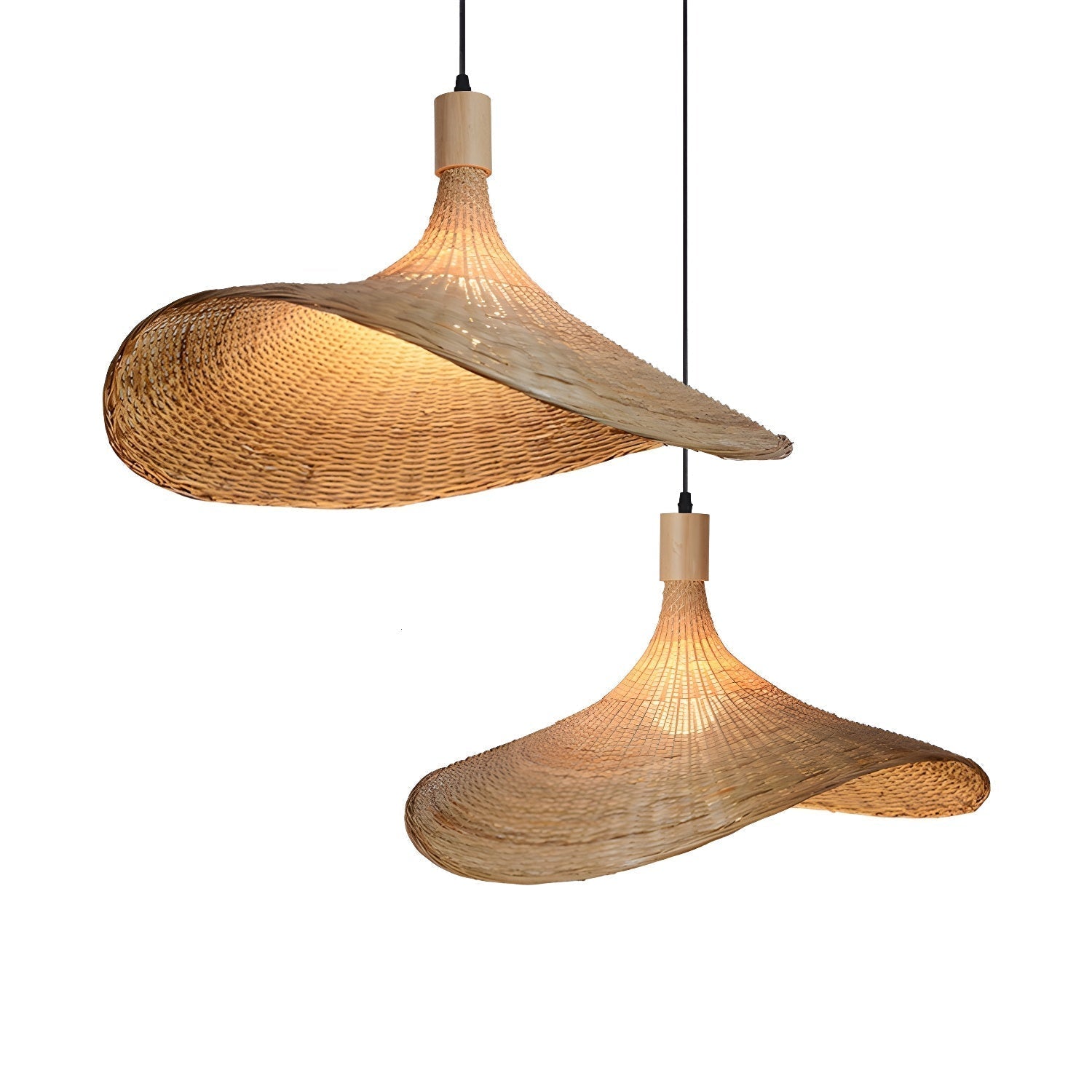 Marona Rattan Vintage Pendant Light - Neutral Decor
