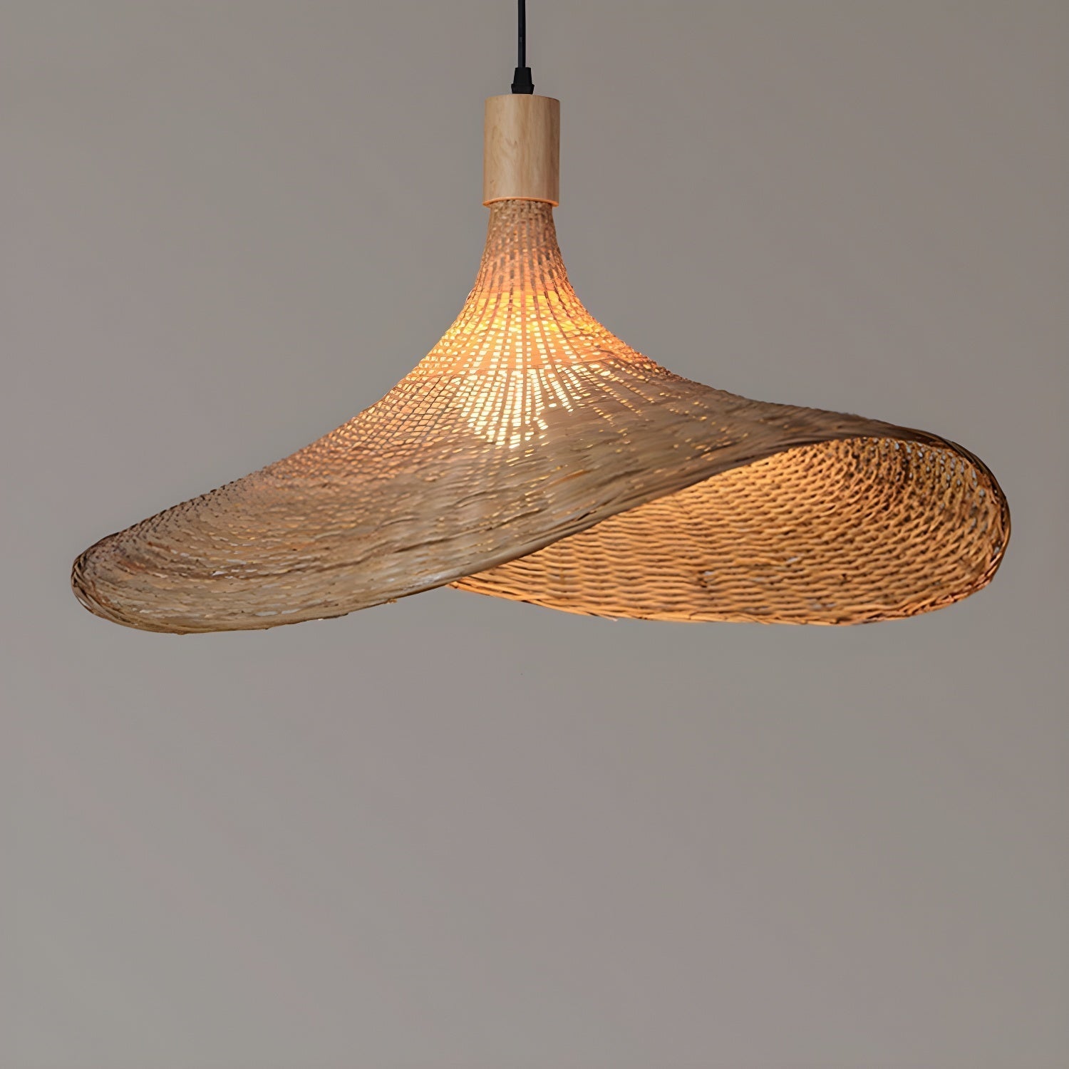 Marona Rattan Vintage Pendant Light - Neutral Decor