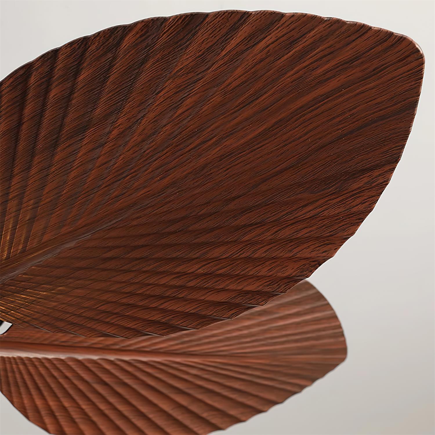 Celenina Tropical Glass Ceiling Fan Light