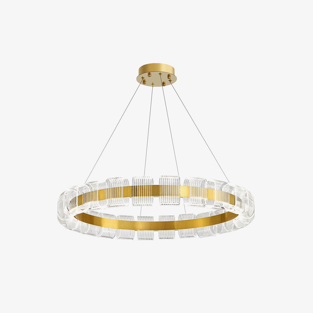 Abrahamson Modern Minimalist Luxury Bangle Chandelier