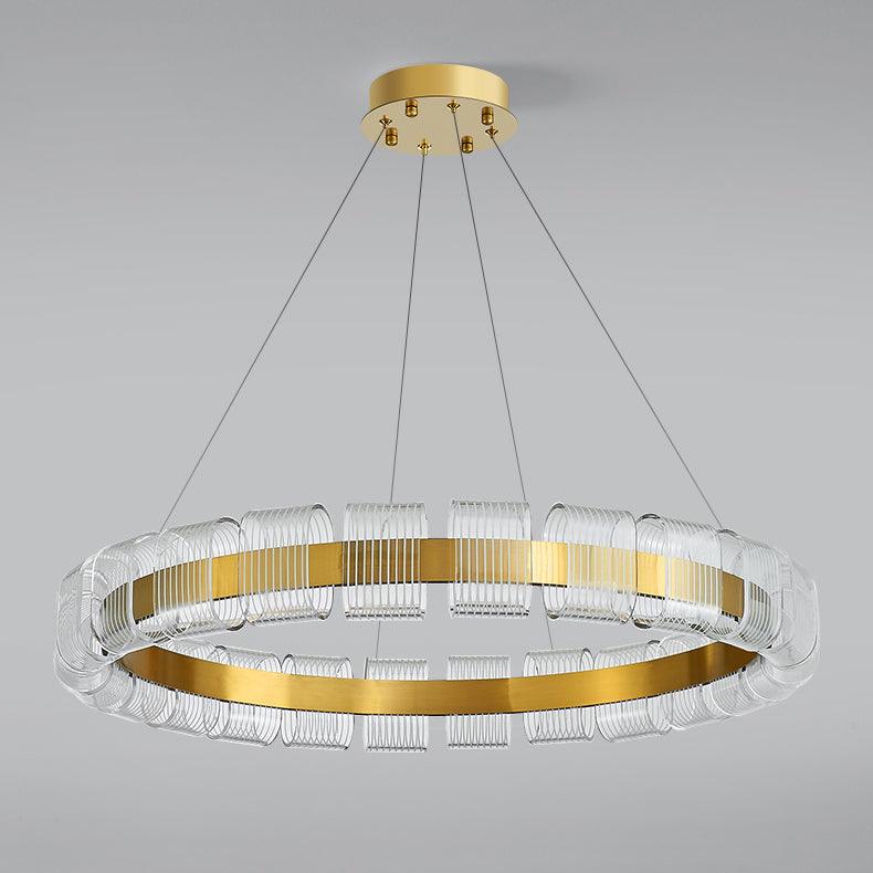 Abrahamson Modern Minimalist Luxury Bangle Chandelier