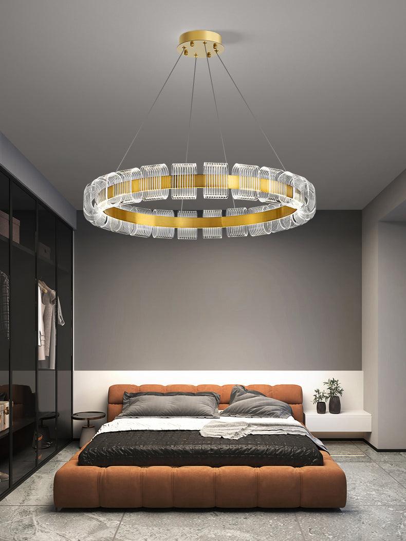 Abrahamson Modern Minimalist Luxury Bangle Chandelier