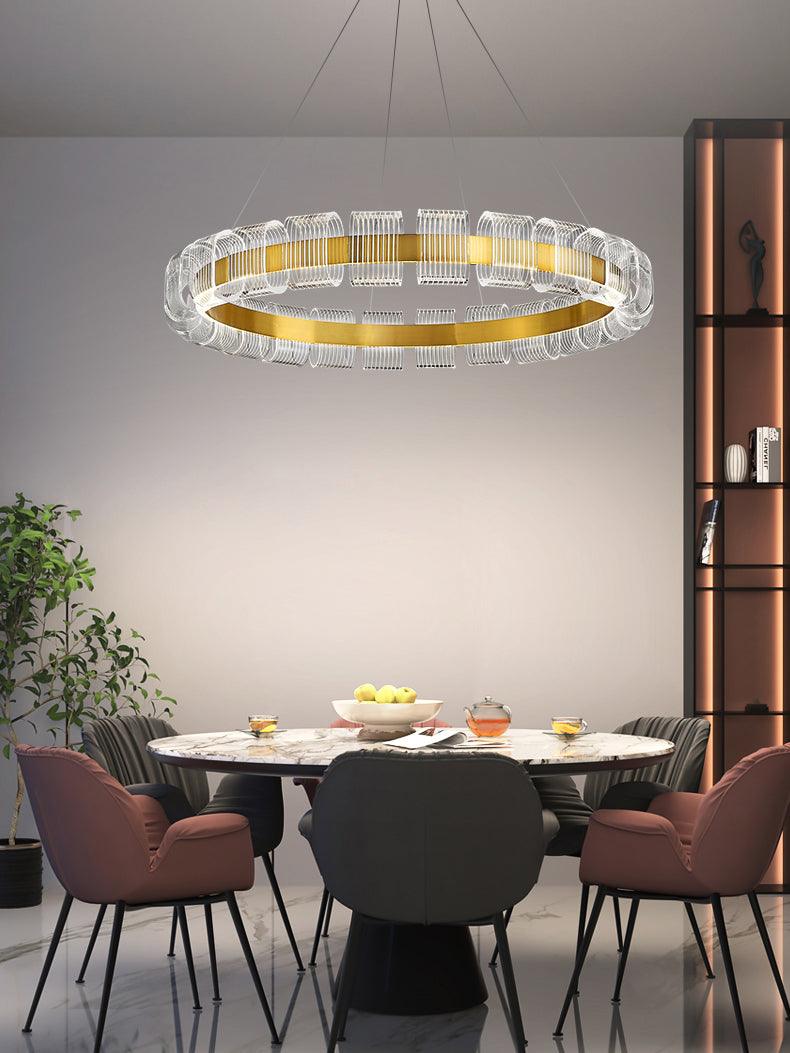 Abrahamson Modern Minimalist Luxury Bangle Chandelier