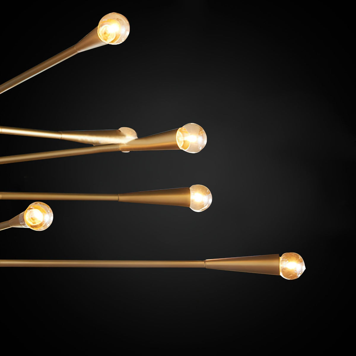 Sifuvyu Modern Minimalist Brass Metal Chandelier