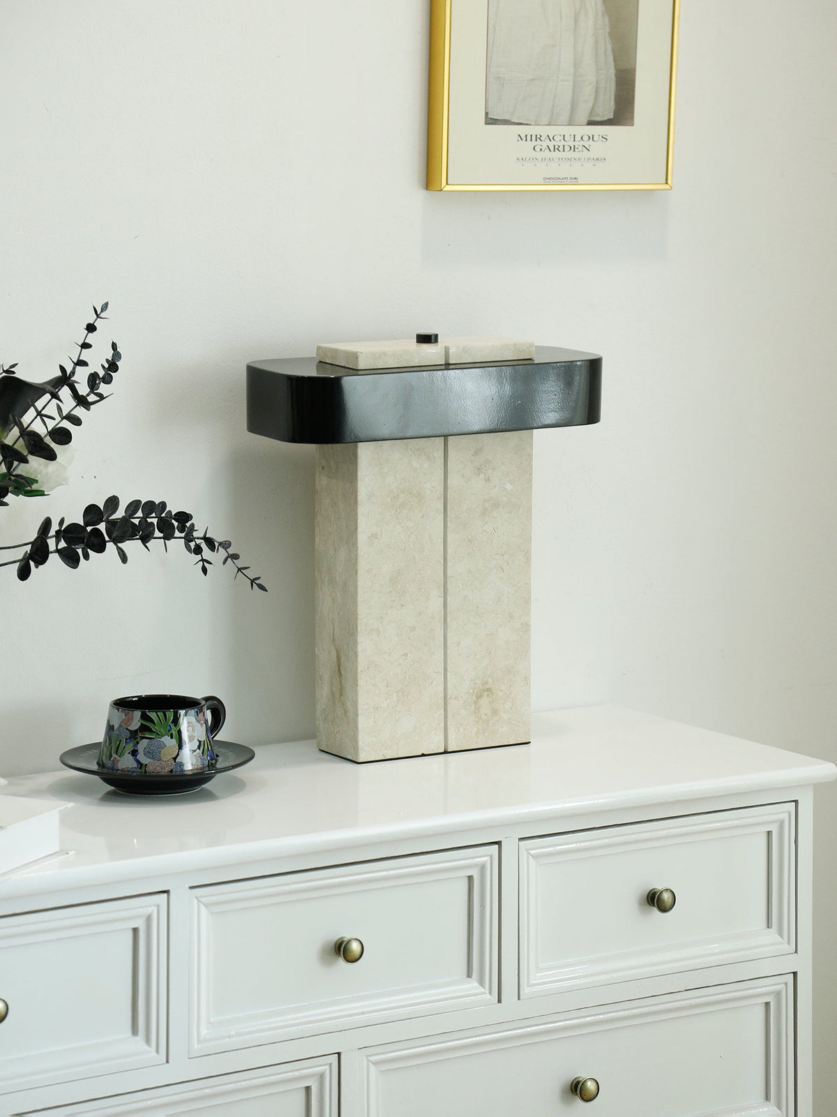 Abram Modern Marble Table Lamp