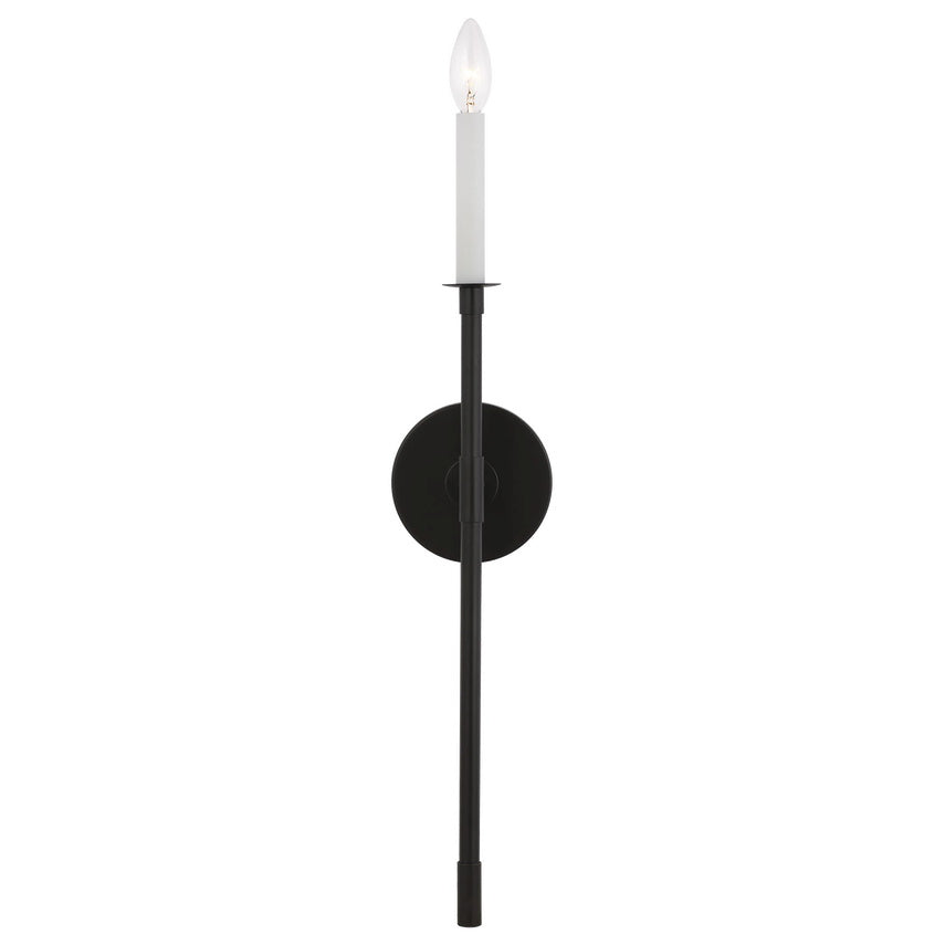 Alvuvyh Modern Minimalist Black Metal Wall Lamp