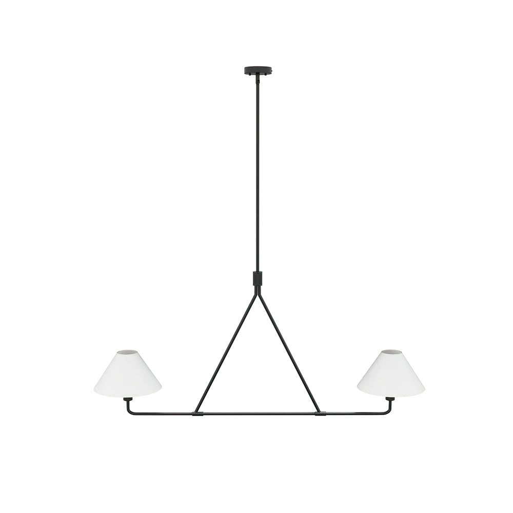 Vase Chandelier Cone Shade Minimalist