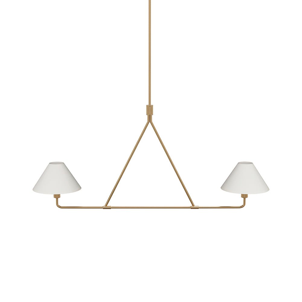 Vase Chandelier Cone Shade Minimalist