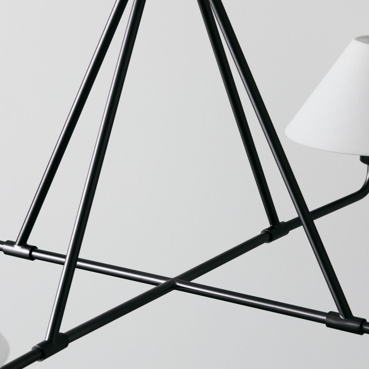 Vase Chandelier Cone Shade Minimalist