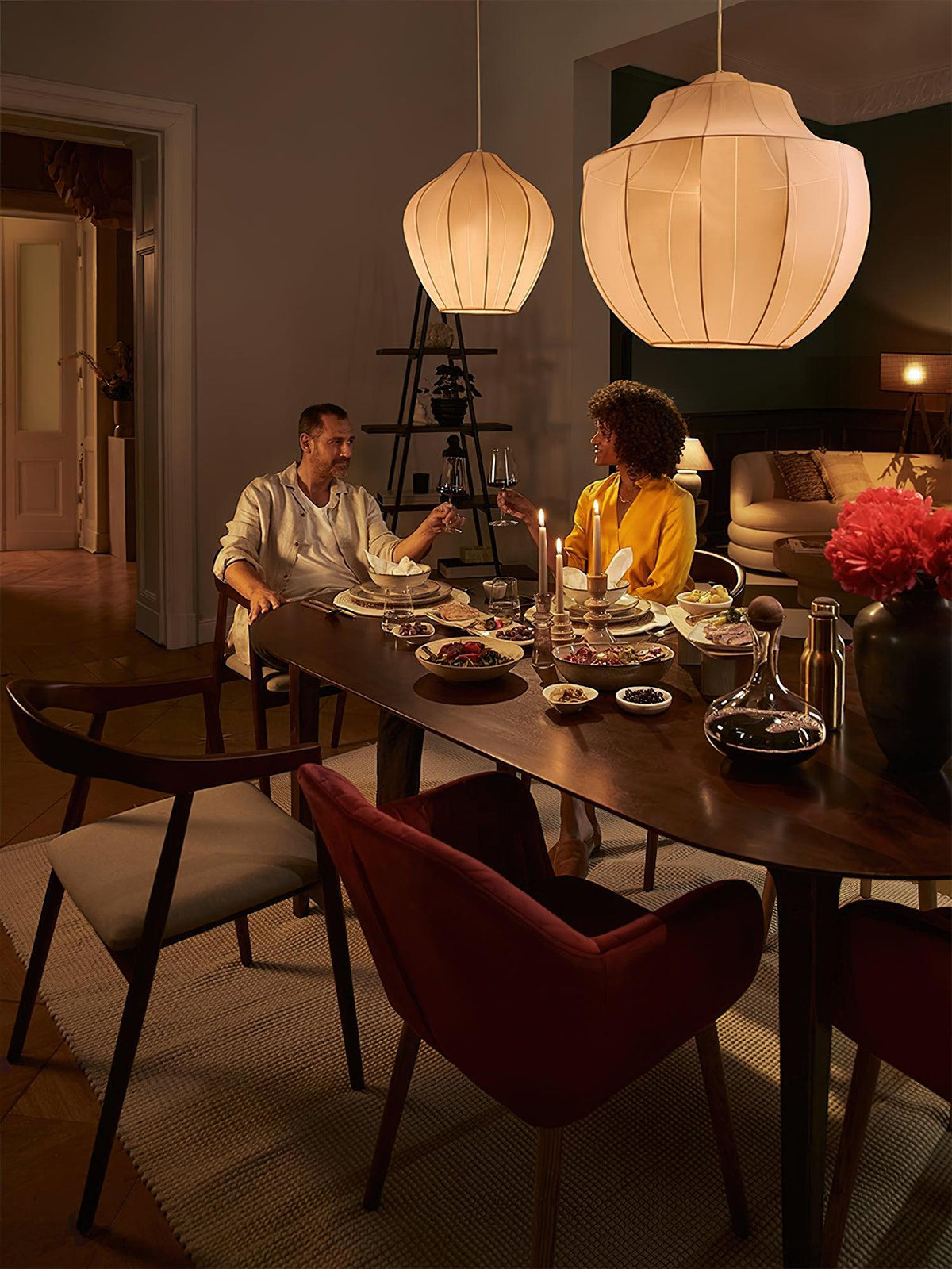Frigen Premium Elegance Mesh Fabric Pendant Light