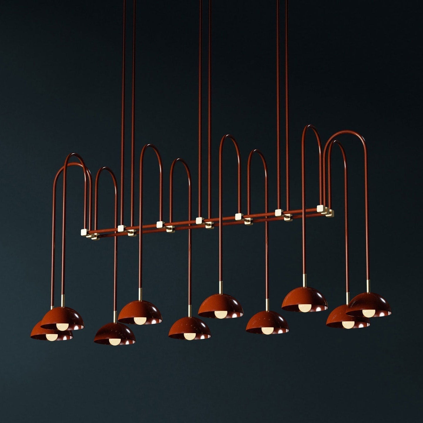 Blikuvyh Vintage Industrial Atelier Brass Chandelier - Neutral Decor