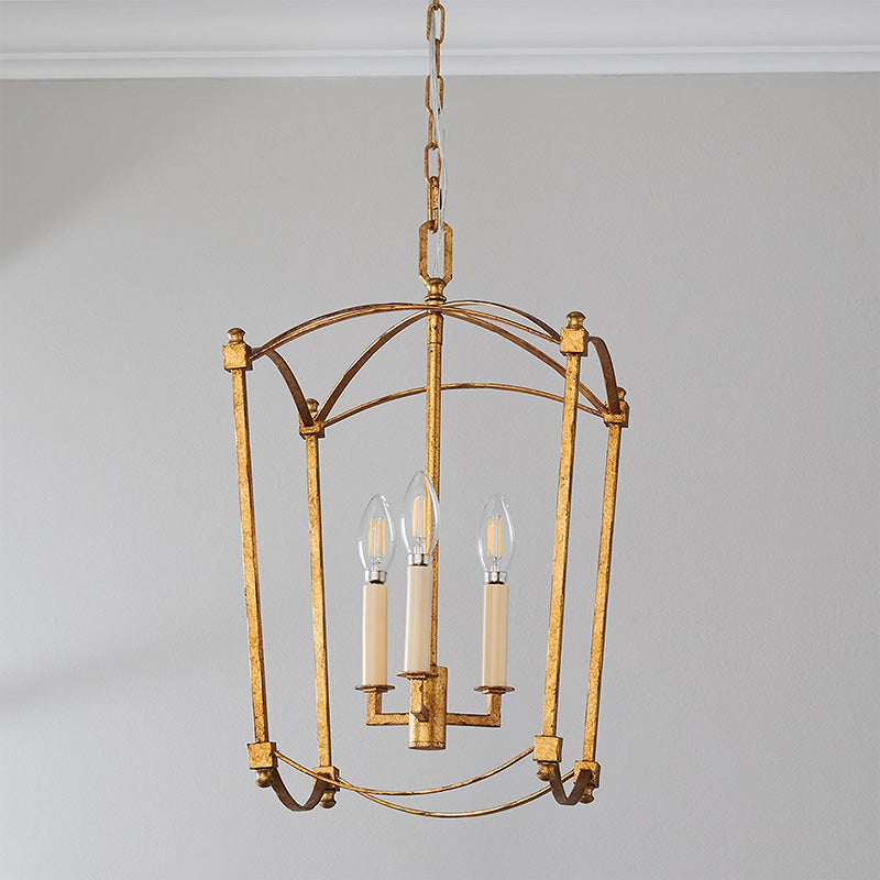 Xenuvyu Modern Minimalist Industrial Black Metal Lantern Pendant Lamp