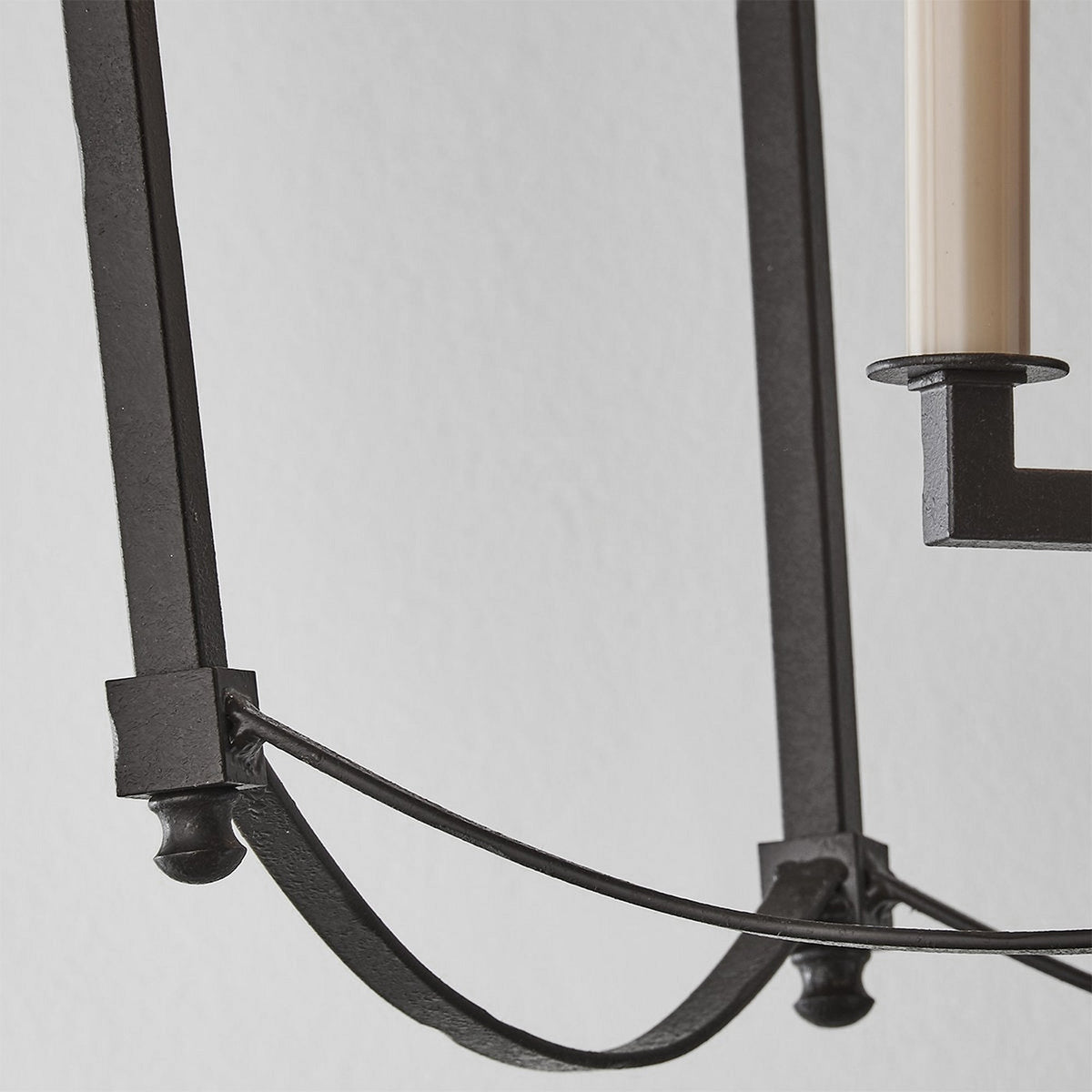 Xenuvyu Modern Minimalist Industrial Black Metal Lantern Pendant Lamp