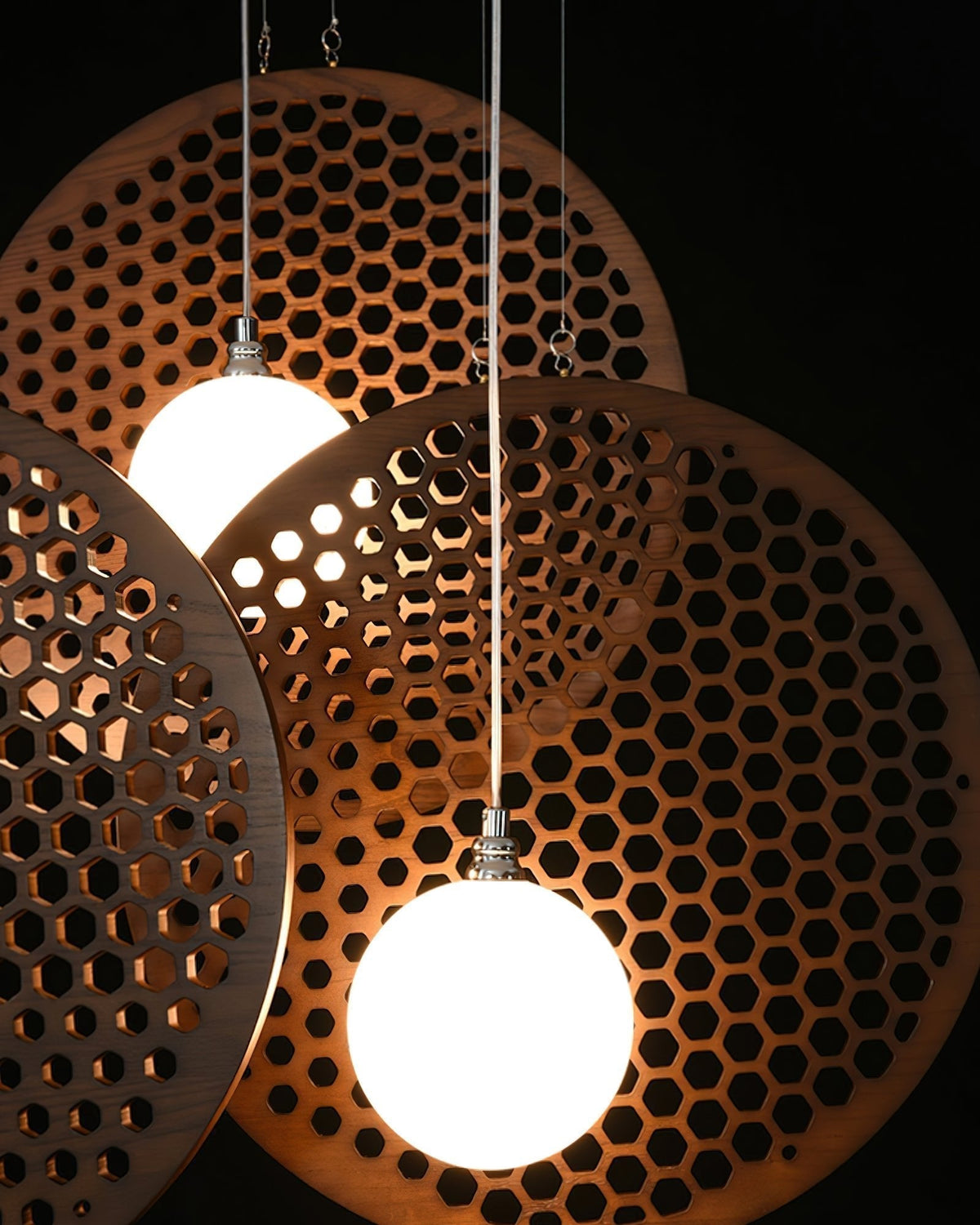 Elvenine Chandelier Wooden Plate