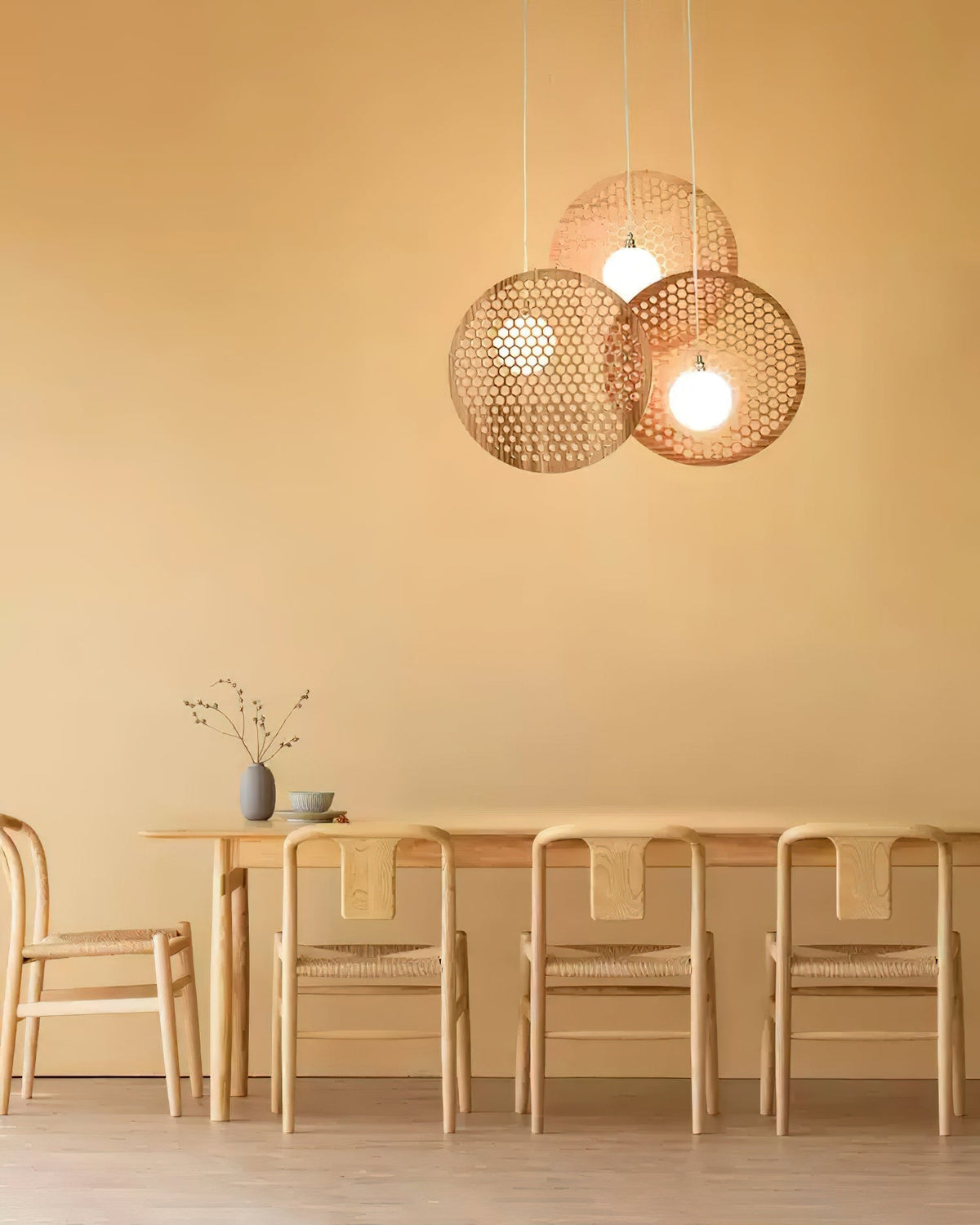Elvenine Chandelier Wooden Plate