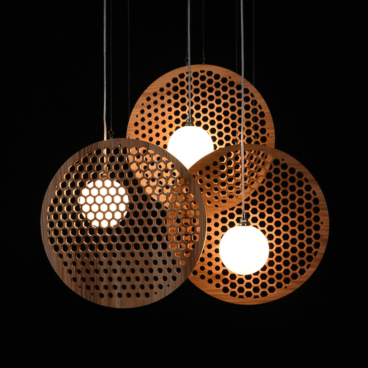 Elvenine Chandelier Wooden Plate