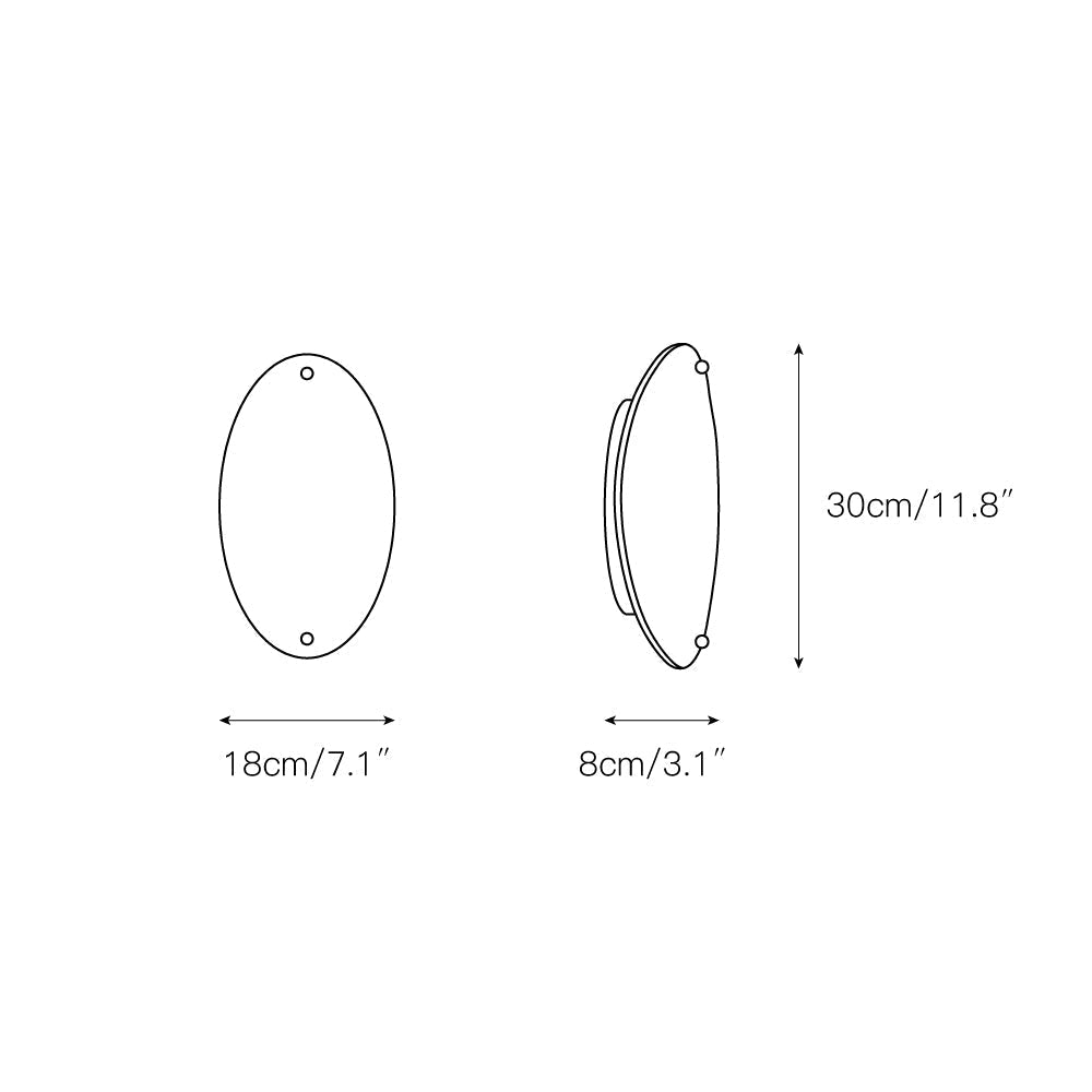 Kovex Modern Minimalist  Marble Wall Lamp