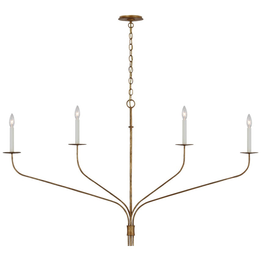 Caeluvyh Vintage Industrial Black Chandelier - Neutral Decor