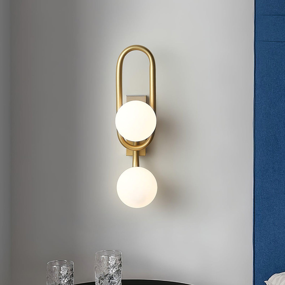 Alphaia Modern Minimalist Glass Wall Lamp