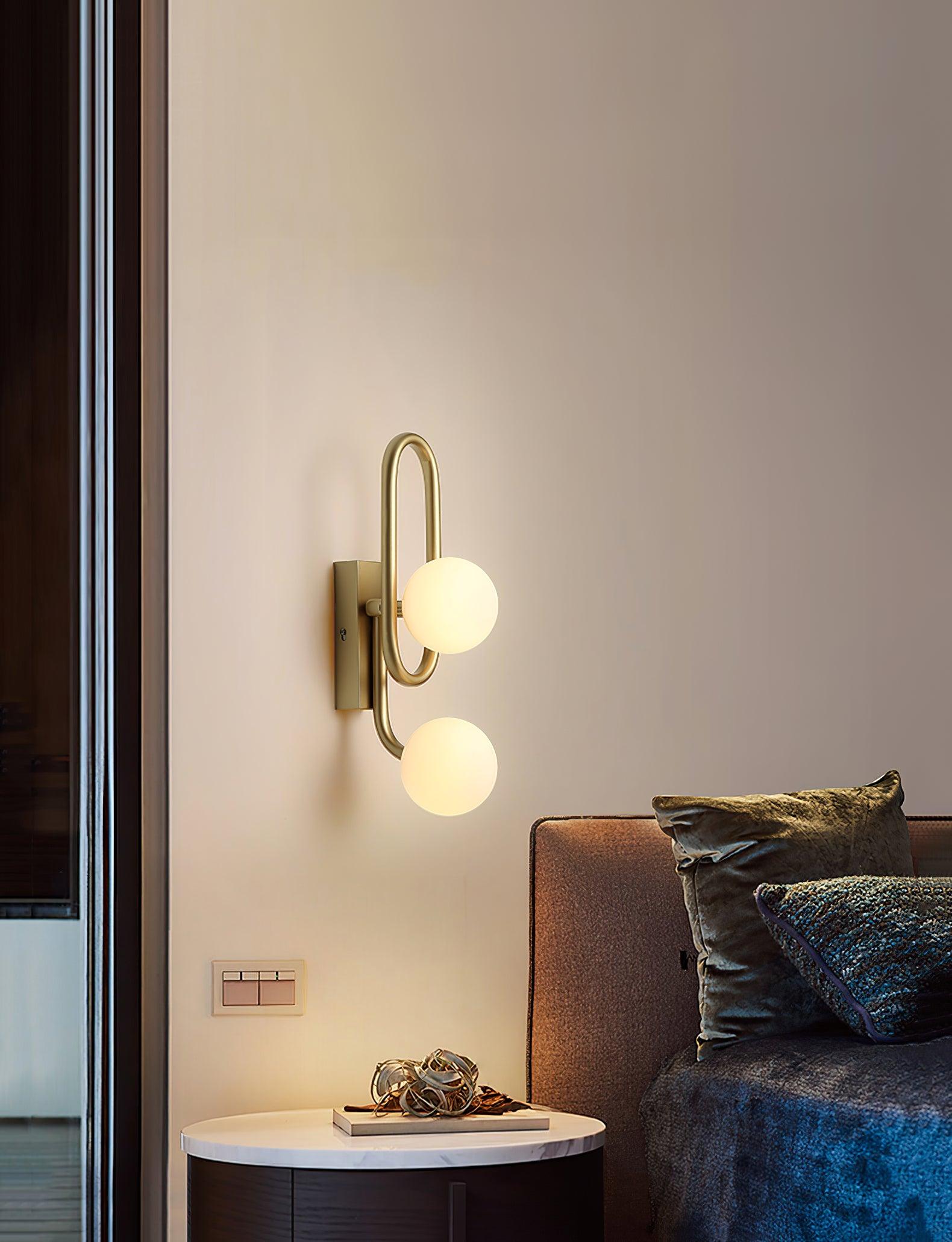 Alphaia Modern Minimalist Glass Wall Lamp