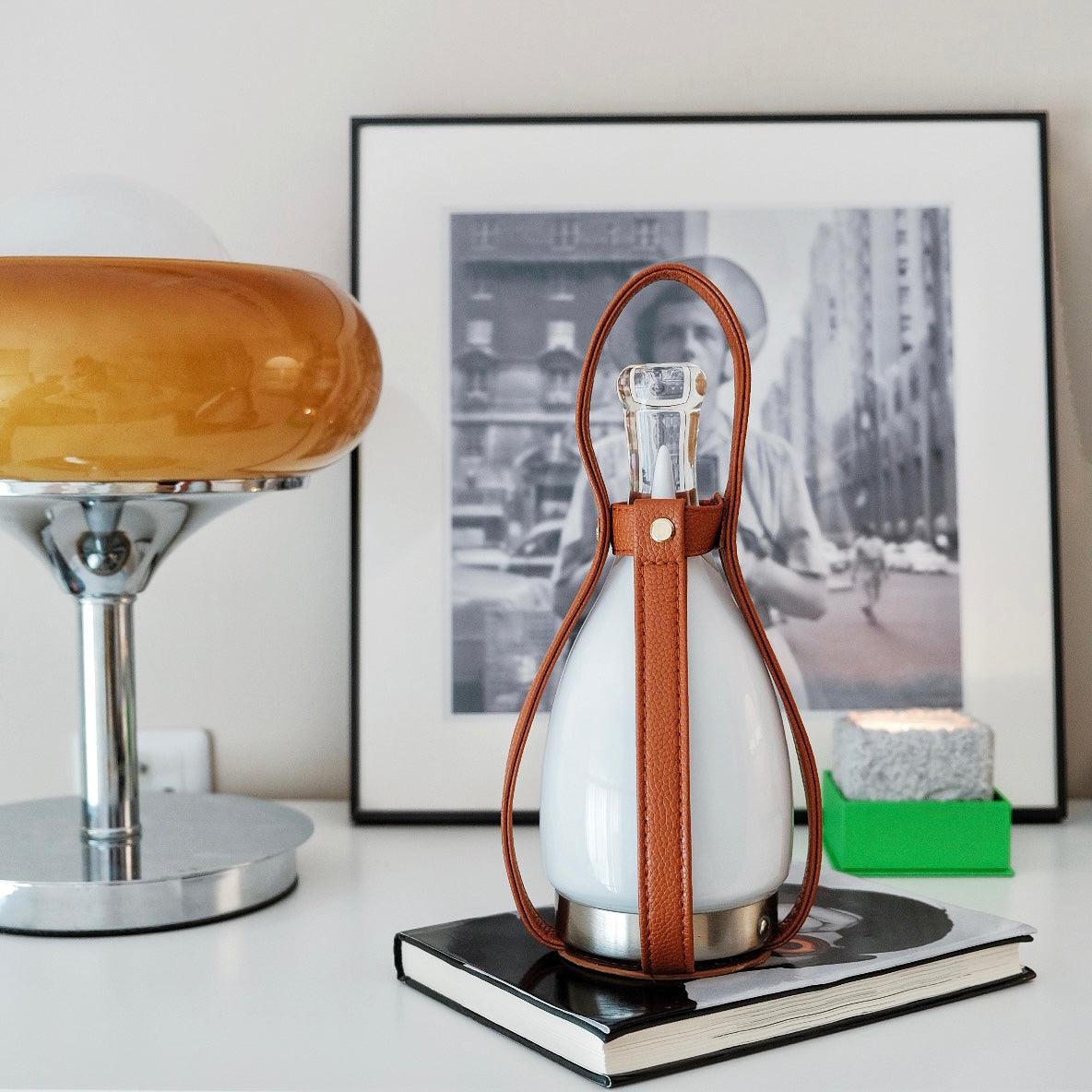 Ales Leather Vintage Table Lamp