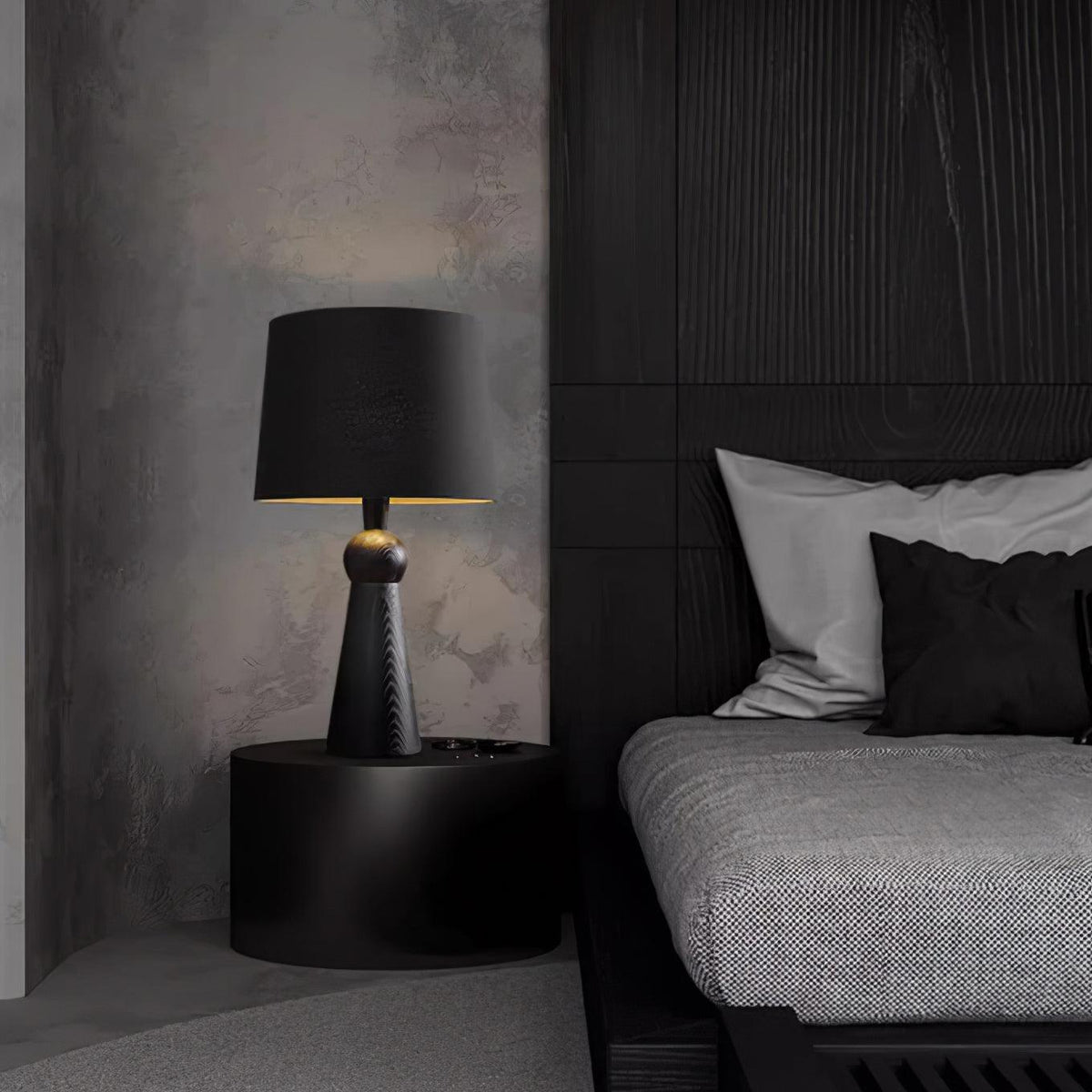 Lioria Wood Fabric Table Lamp