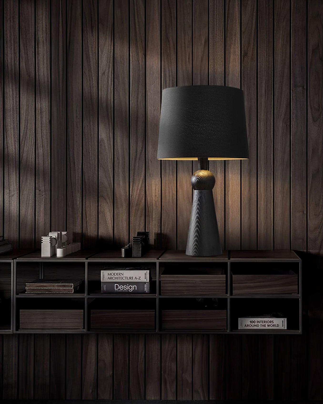 Lioria Wood Fabric Table Lamp