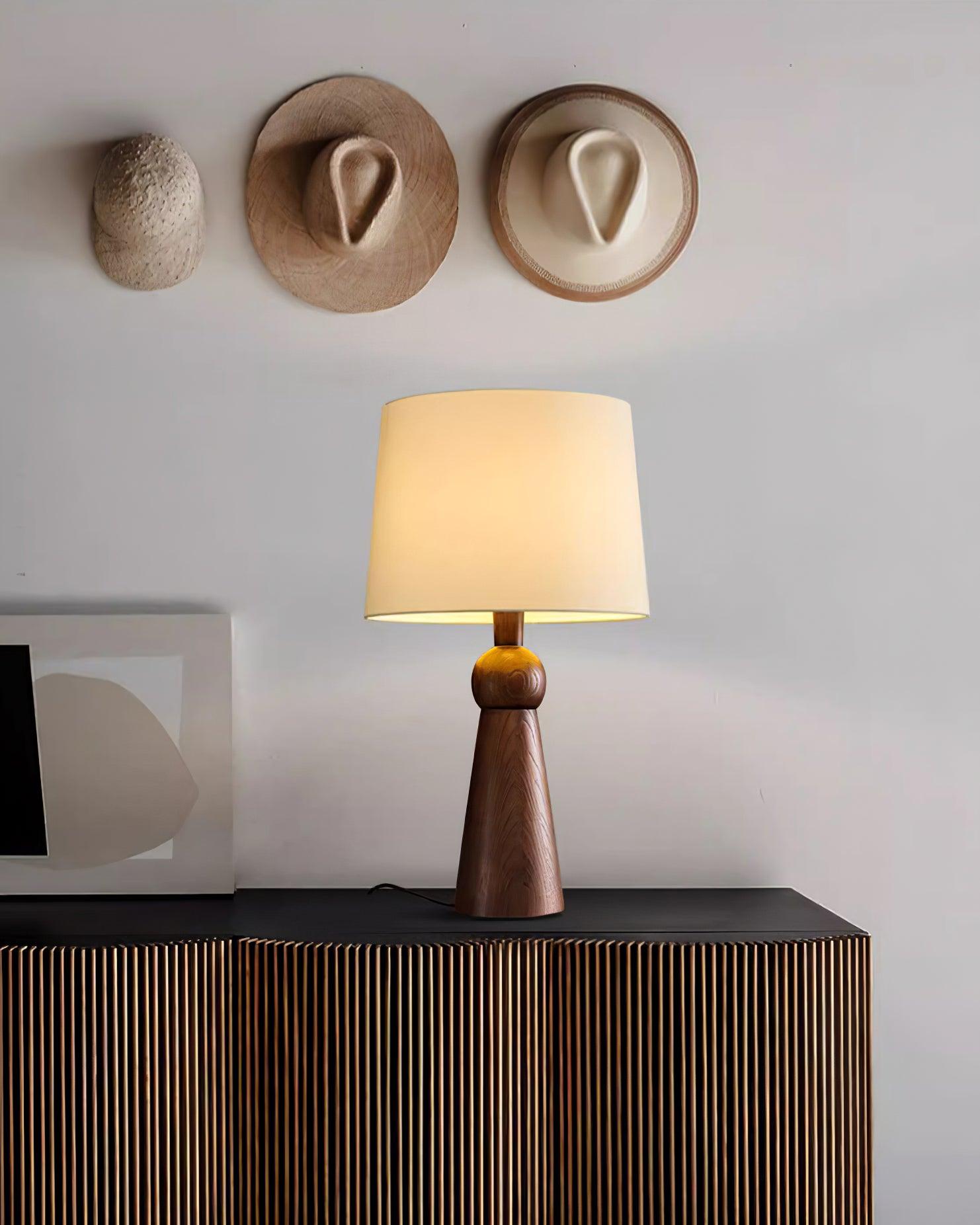 Lioria Wood Fabric Table Lamp